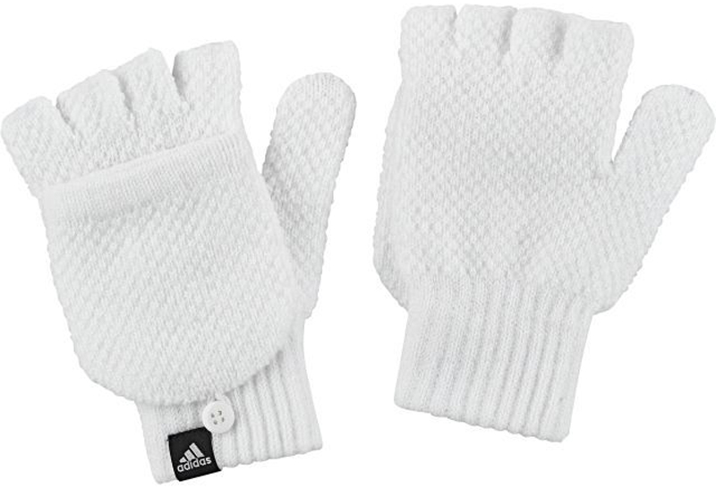 Перчатки женские Adidas W Clsc Gloves, цвет: белый. BR9980. Размер M (20)BR9980 Перчатки женские Adidas W Clsc Gloves, цвет: белый. BR9980. Размер M (20)BR9980Женские вязаные перчатки от adidas выполнены из полиакрила. Модель с дополнительнымиснимающимися пальцами для использования сенсорного экрана подарит вам тепло и комфорт.
