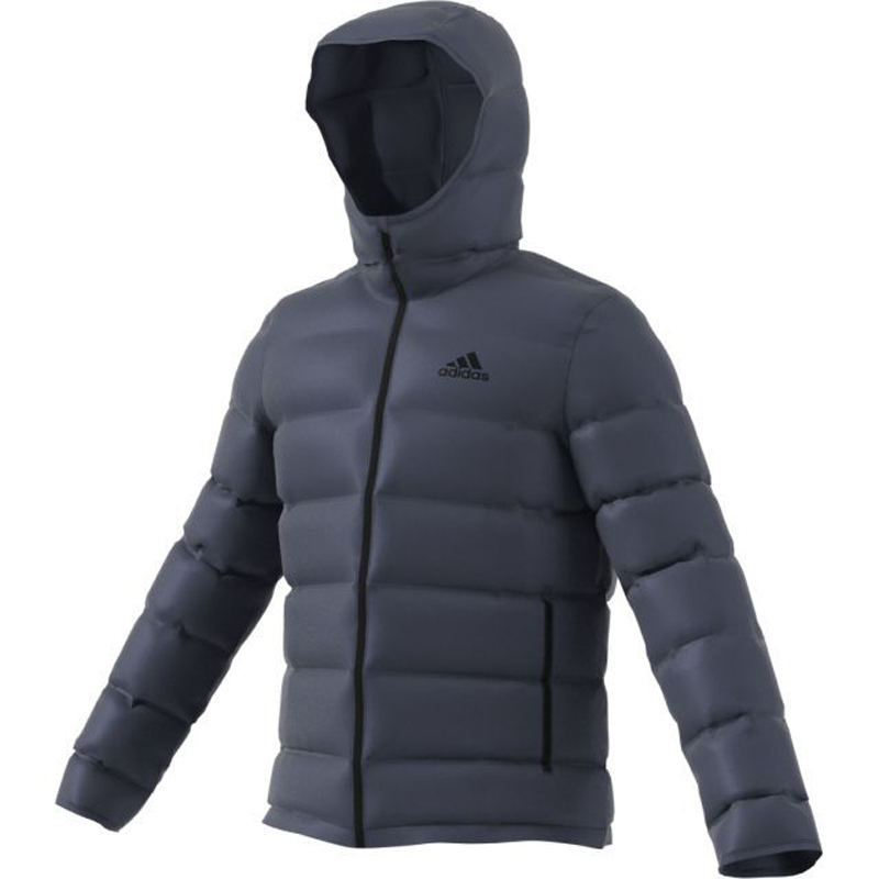 Пуховик мужской Adidas Helionic Ho Jkt, цвет: темно-синий. BQ1998. Размер S (44/46)BQ1998 Пуховик мужской Adidas Helionic Ho Jkt, цвет: темно-синий. BQ1998. Размер S (44/46)BQ1998Пуховик Adidas Helionic Hooded выполнен из полиэстера с утеплителем из утиного пуха и перадля максимально легкой теплоизоляции. Мембранный материал Conext - материал без швов и стыков, для защиты от ветра и воды. Модель с застежкой на молнию дополнена карманами с медиа каналом и светоотражающим логотипом для лучшей видимости в темное время суток. Нижний край изделия регулируется с помощью эластичной кулиски.