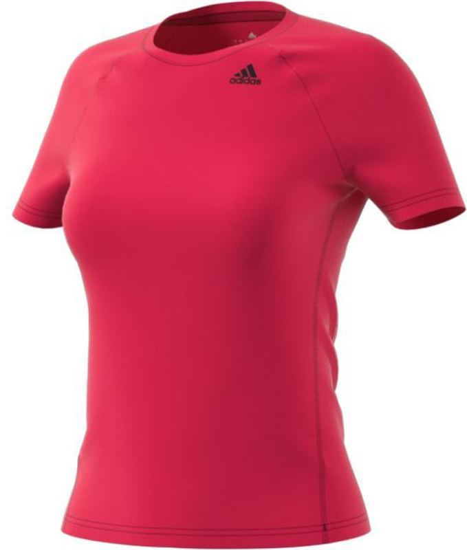 Футболка для фитнеса женская Adidas D2M Tee Solid, цвет: розовый. BQ5821. Размер XL (52/54)BQ5821 Футболка для фитнеса женская Adidas D2M Tee Solid, цвет: розовый. BQ5821. Размер XL (52/54)BQ5821Футболка для фитнеса Adidas D2m Tee Solid выполнена из ткани climalite. Модель приталенного кроя с круглым вырезом горловины и короткими рукавами-реглан. Футболка дополнена светоотражающим логотипом для лучшей видимости в темное время суток.