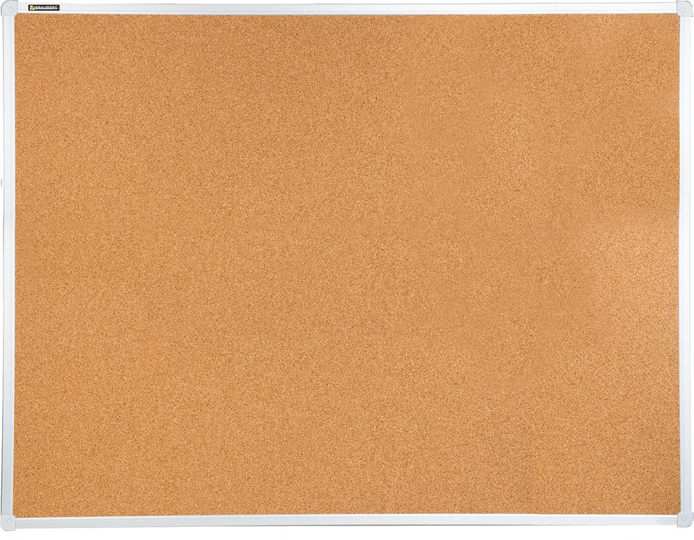 Brauberg Доска пробковая 90 х 120 см236445 Brauberg Доска пробковая 90 х 120 см236445Пробковая доска позволит разместить объявления при помощи кнопок и офисных булавок. Широко используется в организациях различного рода деятельности.