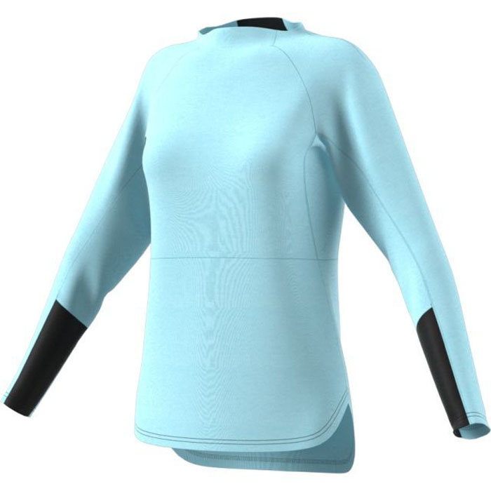Лонгслив женский Adidas W CTC WO Crew, цвет: голубой, черный. BR8685. Размер 34 (42)BR8685 Лонгслив женский Adidas W CTC WO Crew, цвет: голубой, черный. BR8685. Размер 34 (42)BR8685Женский лонгслив Adidas Terrex Climb The City Wool создан для активного отдыха. Модель выполнена из шерсти мериноса и полиэстера. Удлиненная спинка для дополнительного комфорта и уникального стиля. Эластичные вставки в рукавах и в области шеи для большей свободы движений. Карман на молнии сбоку для самого необходимого.