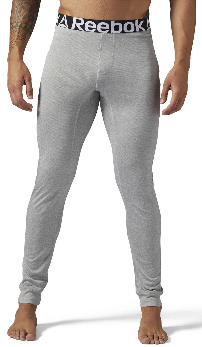 Термобелье брюки мужские Reebok Outdoor Thermal, цвет: серый. S96408. Размер S (44/46)S96408 Термобелье брюки мужские Reebok Outdoor Thermal, цвет: серый. S96408. Размер S (44/46)S96408Мужские термо-тайтсы от Reebok для холодных утренних пробежек. Отлично сохраняют тепло во время занятий спортом в холодное время года.