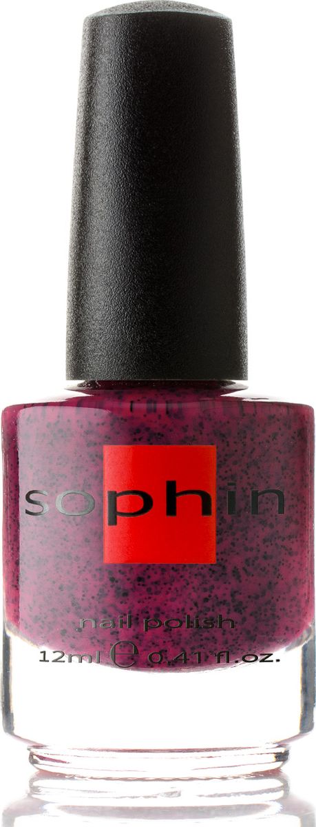 Sophin Лак для ногтей Sophisticated тон 0323, 12 мл0323 Sophin Лак для ногтей Sophisticated тон 0323, 12 мл0323Малиновая база желейной текстуры с черным неблестящим глиттером. Идеален при нанесениии в два слоя. Финиш слегка шершавый. BIG5FREE.