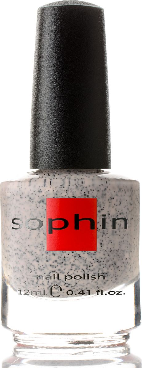 Sophin Лак для ногтей Sophisticated тон 0325, 12 мл0325 Sophin Лак для ногтей Sophisticated тон 0325, 12 мл0325Бежевая база желейной текстуры с черным неблестящим глиттером. Идеален при нанесениии в два слоя. Финиш слегка шершавый. BIG5FREE.