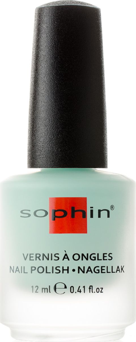 Sophin Лак для ногтей Matte Allure тон 0350, 12 мл0350 Sophin Лак для ногтей Matte Allure тон 0350, 12 мл0350Разбеленный мятно-бирюзовый лак. Идеален при нанесениии в три тонких слоя. Нежный матовый финиш. BIG5FREE.