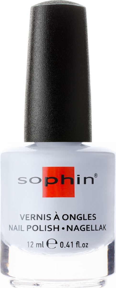 Sophin Лак для ногтей Silk тон 0357, 12 мл0357 Sophin Лак для ногтей Silk тон 0357, 12 мл0357Очень светлый серо-голубой лак кремовой текстуры с тончайшим перламутровым шиммером. Идеален при нанесениии в два слоя. Полуматовый фарфоровый финиш. BIG5FREE.