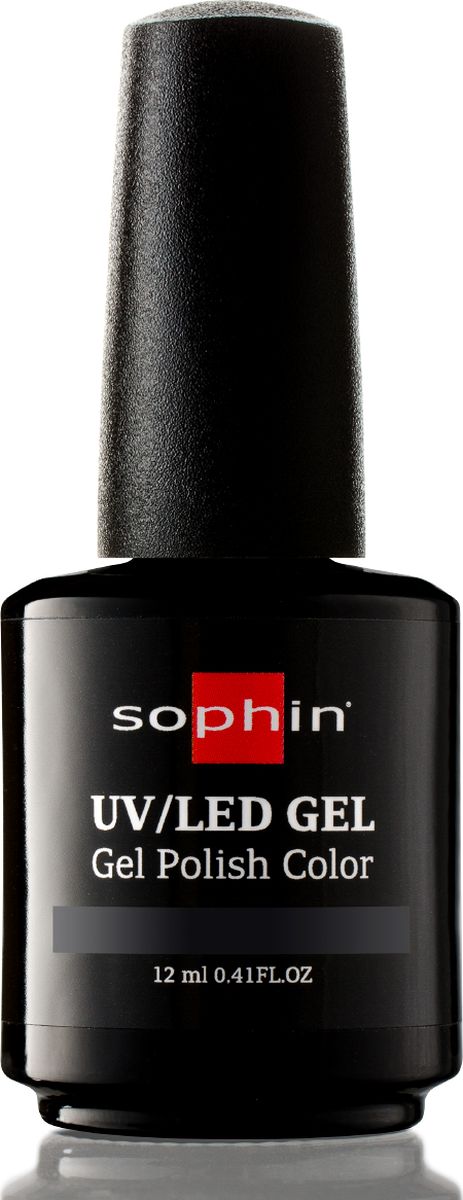 Sophin Цветной UV/LED гель-лак Black Vynil тон 0721, 12 мл
