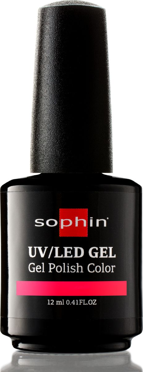 Sophin Цветной UV/LED гель-лак Vivid Fuchsia тон 0722, 12 мл