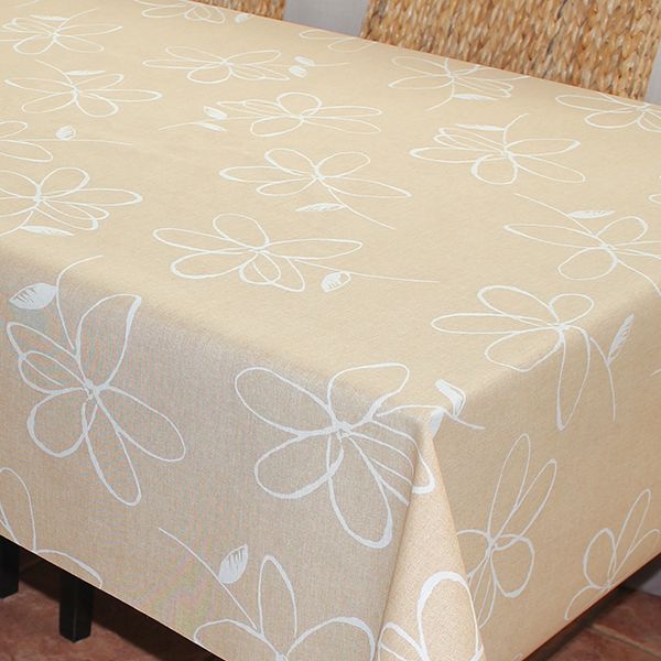 Скатерть Protec Textil Alba. Анна, круглая, цвет: бежевый, диаметр 160 см6132 Скатерть Protec Textil Alba. Анна, круглая, цвет: бежевый, диаметр 160 см6132Эксклюзивная и стильная скатерть коллекции Alba в индивидуальной упаковке. Скатерть состоит на 80% из хлопка и на 20% из полиэстера. Специальная обработка придает ткани термостойкость и влагоустойчивость. Технология производства изделий отвечает новейшим европейским стандартам. Полотна отличаются высочайшими качественными характеристиками: высокими показателями износостойкости, цветостойкости и цветопередачи, прочности ткани на разрыв, низкими показателями истираемости полотна при мнокократном использовании изделия. Скатерть обладает высокой плотностью, не скользит и не перемещается на поверхности стола, легко протирается влажной тканью, возможна деликатная стирка при температуре не выше 30 градусов. Коллекция скатертей Alba - это тренд современной хозяйки, которая предпочитает стиль и качество в сочетании с практичностью.