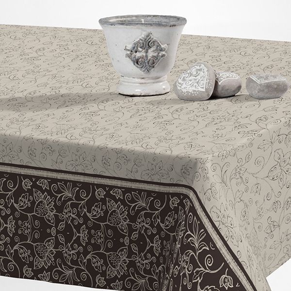 Скатерть Protec Textil Alba. Уни, прямоугольная, цвет: серый, бежевый, 120 х 140 см6133 Скатерть Protec Textil Alba. Уни, прямоугольная, цвет: серый, бежевый, 120 х 140 см6133Эксклюзивная и стильная скатерть коллекции Alba в индивидуальной упаковке. Скатерть состоит на 80% из хлопка и на 20% из полиэстера. Специальная обработка придает ткани термостойкость и влагоустойчивость. Технология производства изделий отвечает новейшим европейским стандартам. Полотна отличаются высочайшими качественными характеристиками: высокими показателями износостойкости, цветостойкости и цветопередачи, прочности ткани на разрыв, низкими показателями истираемости полотна при мнокократном использовании изделия. Скатерть обладает высокой плотностью, не скользит и не перемещается на поверхности стола, легко протирается влажной тканью, возможна деликатная стирка при температуре не выше 30 градусов. Коллекция скатертей Alba - это тренд современной хозяйки, которая предпочитает стиль и качество в сочетании с практичностью.