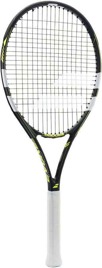 Ракетка теннисная Babolat Evoke 102, с натяжкой, цвет: серый, желтый. Размер 3121189 Ракетка теннисная Babolat Evoke 102, с натяжкой, цвет: серый, желтый. Размер 3121189Размер головы: 660 см2/102 дюймаВес:Баланс 330 ммЖесткость обода:Струнная формула 16/19Состав: Сплав графита