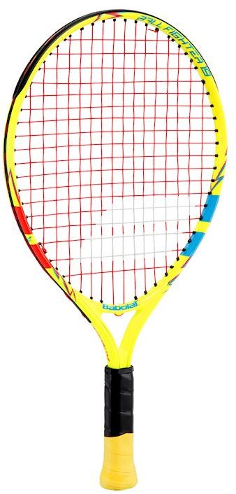 Теннисная ракетка BABOLAT BALLFIGHTER 19 (Болфайтер 19), цвет: желтый, синий, красный140208 Теннисная ракетка BABOLAT BALLFIGHTER 19 (Болфайтер 19), цвет: желтый, синий, красный140208Длина ракетки: 483 мм/19 дДлина грипа: 130 мм/5.2 дВозраст: до 5 летВес: 157 гСостав: алюминий