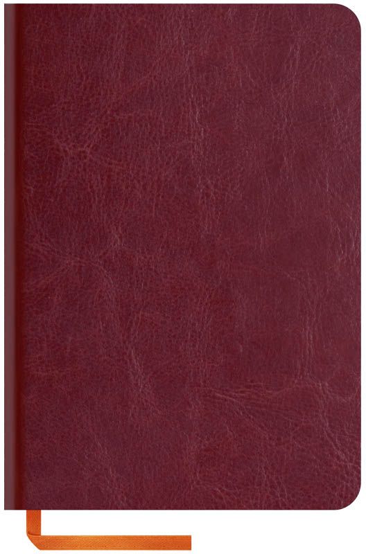 OfficeSpace Записная книжка Nebraska Soft 120 листов в клетку цвет бордовый формат A6N6s_6913 OfficeSpace Записная книжка Nebraska Soft 120 листов в клетку цвет бордовый формат A6N6s_6913Стильная записная книжка с ярким цветным срезом и ультра-мягкой обложкой из 2 слоев высококачественного кожзаменителя. Подходит под персонализацию. Внутренний блок из высокачественной тонированной офсетной бумаги 70 г/м2, клетка, пантонная печать. Прошитый блок. Срез блока, форзацы, закладка-ляссе и каптал - оранжевые. Индивидуальная упаковка.
