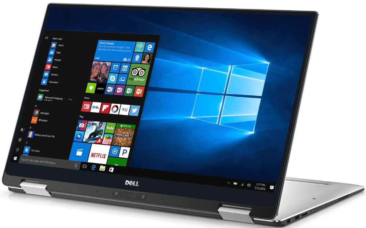 Dell XPS 13 2-in-1 9365-0932, Silver9365-0932 Dell XPS 13 2-in-1 9365-0932, Silver9365-0932Самый компактный 13-дюймовый ноутбук Dell XPS 13 два в одном с дисплеем InfinityEdge для практически безграничных возможностей просмотра и превосходной детализации за счет использования опциональной технологии UltraSharp QHD+.Впервые в истории ноутбук два в одном оборудован революционным дисплеем InfinityEdge; теперь можно наслаждаться изображением на практически безрамочном дисплее самого компактного в мире 13-дюймового ноутбука два в одном. Наслаждайтесь потрясающим изображением с разрешением UltraSharp QHD+ и различайте мельчайшие детали благодаря 5,7 млн пикселей. Цвета буквально оживают благодаря охвату цветовой гаммы 72%, а яркость 400 нит обеспечивает превосходные ощущения даже при работе на улице.Все видят, никто не слышит. Изящный и тонкий корпус с бесшумной конструкцией позволяет избежать чрезмерного нагревания и шума, поэтому никто на конференции или в кафе не услышит, как вы работаете на компьютере. Окружающие будут обращать внимание на стильное решение, а не на посторонние звуки.Элегантность под любым углом. Крепление премиум-класса позволяет поворачивать ноутбук XPS 13 два в одном на 360 градусов с возможностью установки в четырех регулируемых положениях, благодаря чему вы можете работать, просматривать видео или интернет-страницы в режиме планшета, презентации, ноутбука или консоли.Увеличенное время работы без подзарядки. Длительность работы от аккумулятора зависит от интенсивности использования ноутбука два в одном. При работе с офисными приложениями, например Word или Excel, время работы без подзарядки достигает 15 часов, при просмотре потокового видео - 10 часов.Удобство совместного использования. Четкое изображение при просмотре под любым углом благодаря технологии изготовления панели IPS IGZO, обеспечивающей широкий угол обзора до 170°. Сенсорный дисплей позволяет с легкостью касаться элементов, листать страницы и изменять масштаб. Поразительная производительность и скорость отклика. Процессор Intel Core i5 седьмого поколения обеспечивает повышение производительности при низком энергопотреблении, что способствует достижению поразительной скорости отклика системы.Динамический режим работы. При необходимости динамический режим работы предоставляет дополнительную вычислительную мощность короткими импульсами, обеспечивая до 10% больше производительности по сравнению с предыдущим поколением XPS 13.Мгновенная готовность к работе. Для загрузки и возобновления работы ноутбуку XPS 13 два в одном требуется лишь несколько секунд благодаря твердотельным дискам и технологии Intel Rapid Start.Высокопрочная конструкция ноутбука XPS 13 два в одном обусловлена использованием углеродного волокна и обработанного алюминия для изготовления корпуса, к которому прочно присоединена стеклянная панель Corning Gorilla Glass 4, а стальные крепления, покрытие обработанным алюминием, повышают надежность устройства. Дисплей в 10 раз более устойчив к царапинам по сравнению с дисплеями с известково-натриевым стеклом, а прохладный на ощупь упор для запястий дарит ощущение комфорта.Высокоточная сенсорная панель предотвращает резкие скачки и колебания курсора, а функции предотвращения случайной активации позволяют избавиться от непреднамеренных нажатий, когда вы случайно касаетесь сенсорной панели ладонью. Стандартная клавиатура с подсветкой поможет эффективно работать даже при низком освещении или в полной темноте.Ноутбук XPS 13 два в одном включает 2 порта USB Type C, что расширяет интеллектуальные возможности отображения и зарядки, а также стыковочный модуль с одним кабелем для экономии пространства, занимаемого на рабочем столе. Технология Thunderbolt 3 позволяет использовать один порт для ускорения загрузки в 8 раз. Переходник с USB-C на USB-A включен в комплект.Стремительная запись идей на бегу. Воплощайте идеи в жизнь как по волшебству с помощью Windows Ink. Легко и свободно создавайте заметки со скоростью мысли, не затрачивая времени на вход в систему. А мощные возможности сопряжения технологии рукописного ввода с приложениями Office позволяют без труда вносить изменения, создавать материалы и реализовывать свои идеи. Microsoft Hello. Воспользуйтесь функцией входа в систему без пароля с помощью устройства считывания отпечатков пальцев или инновационной инфракрасной камеры, что позволяет быстро разблокировать устройство на базе Windows. Система распознает вас по отпечатку пальца или лицу. Система всегда рада приветствовать вас. Эта функция поддерживает работу даже с отдельными приложениями и веб-сайтами Microsoft Edge.Точные характеристики зависят от модели.Ноутбук сертифицирован EAC и имеет русифицированную клавиатуру и Руководство пользователя.