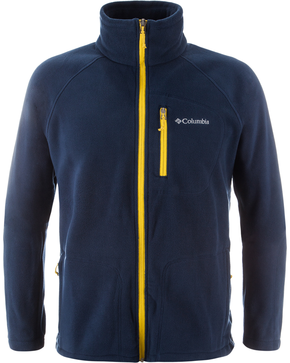 Толстовка мужская Columbia Fast Trek Ii Full Zip Fleece M, цвет: синий. 1420421-465. Размер XL (52/54)1420421-465 Толстовка мужская Columbia Fast Trek Ii Full Zip Fleece M, цвет: синий. 1420421-465. Размер XL (52/54)1420421-465Мужская толстовка Fast Trek Ii Full Zip Fleece от Columbia подходит для активного отдыха и как вариант на каждый день. Модель можно носить как самостоятельно, так и в качестве среднего слоя в холодную погоду. Толстовка выполнена из теплого флиса. Модель с длинными рукавами и воротником-стойкой застегивается на застежку-молнию. Изделие дополнено двумя боковыми и одним нагрудным карманом на застежках-молниях.