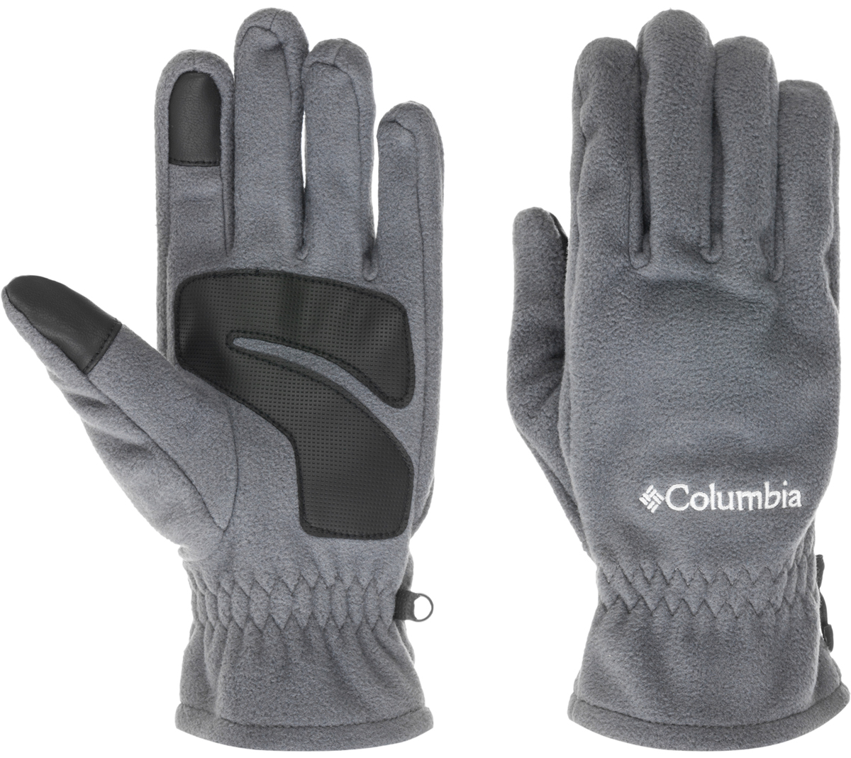 Перчатки мужские Columbia Thermarator Glove, цвет: темно-серый. 1555851-053. Размер S (6/7)1555851-053 Перчатки мужские Columbia Thermarator Glove, цвет: темно-серый. 1555851-053. Размер S (6/7)1555851-053Флисовые перчатки идеально подойдут для активного отдыха в холодное время года. Уникальная технология Omni-Heat сохраняет собственное тепло человека, отражая его с помощью серебристых точек, а излишняя влага отводится наружу. Текстурированное укрепление ладони и пальцев в местах наибольшего трения защищают перчатки от истирания.