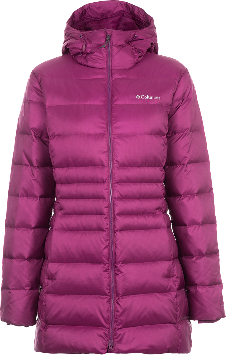 Пуховик женский Columbia Hellfire Mid Womens Down Jacket, цвет: малиновый. 1682851-520. Размер L (48)1682851-520 Пуховик женский Columbia Hellfire Mid Womens Down Jacket, цвет: малиновый. 1682851-520. Размер L (48)1682851-520Женская пуховая куртка (650 fill power) отличный выбор для путешествий и города в холодную погоду. Пуховик застегивается на молнию. Модель дополнена капюшоном и врезными карманами.