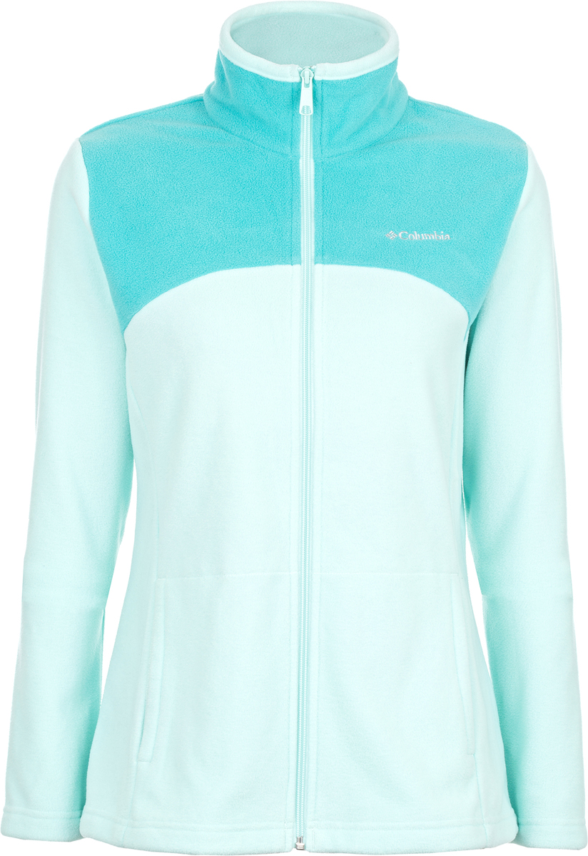Толстовка женская Columbia Western Ridge Full Zip W, цвет: бирюзовый. 1740921-314. Размер XL (50)1740921-314 Толстовка женская Columbia Western Ridge Full Zip W, цвет: бирюзовый. 1740921-314. Размер XL (50)1740921-314Классическая женская толстовка Western Ridge Full Zip на полной молнии от Columbia - превосходный выбор для походов. Флис, из которого выполнена модель, отлично греет в холодные дни. Воротник-стойка защищает шею от продувания.Предусмотрено два удобных боковых кармана для хранения мелочей.