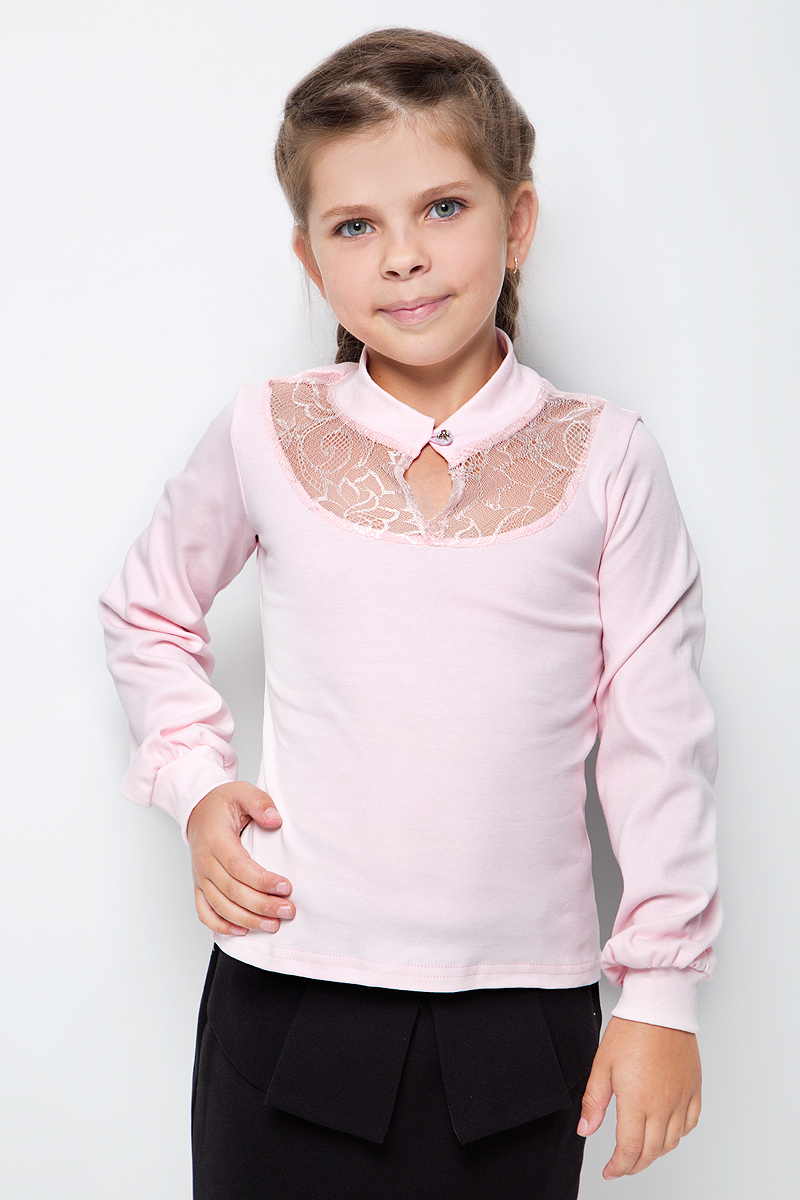 Блузка для девочки Nota Bene, цвет: розовый. CJR27046305_5. Размер 122