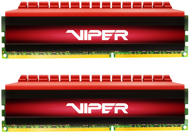 Patriot Viper 4 DDR4 2x8Gb 2800МГц модуль оперативной памяти (PV416G280C6K)390684 Patriot Viper 4 DDR4 2x8Gb 2800МГц модуль оперативной памяти (PV416G280C6K)390684Patriot Viper 4 - это высокопроизводительные модули оперативной памяти для энтузиастов. Эти модули обеспечивают достойную производительность и низкий нагрев. Комплект памяти состоит из двух модулей по 4 Гигабайт с тактовой частотой 2666 МГц, пропускной способностью до 21300 Мегабайт в секунду и работает при напряжении 1.2 Вольт.Модули памяти Patriot изготовлены из материалов высочайшего качества и протестированы вручную. Patriot заверяет, что каждый модуль памяти соответствует и превышает стандарты отрасли: апгрейд безо всяких замешательств.