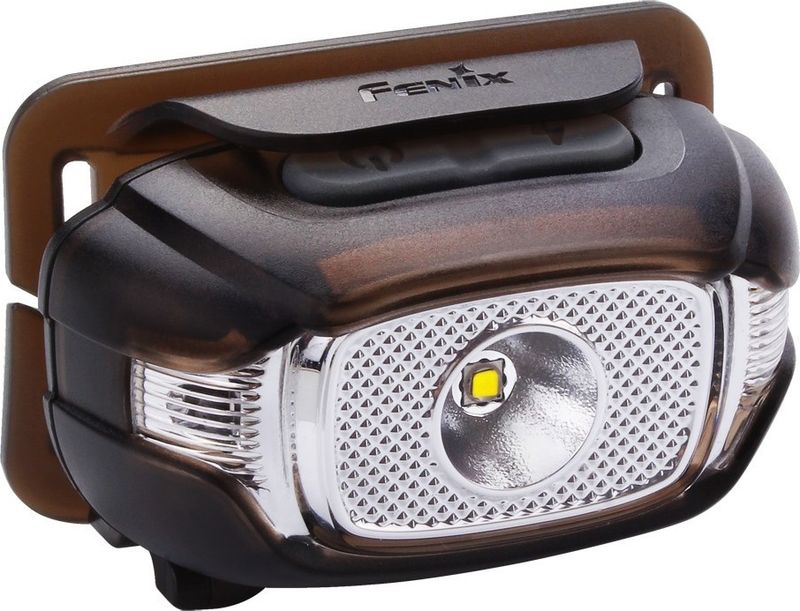 Фонарь налобный Fenix HL15, цвет: черныйHL15bk Фонарь налобный Fenix HL15, цвет: черныйHL15bkОписание фонаря Fenix HL15 Cree XP-G2 R5 Neutral White:Модель с налобным креплением подходит для всех пользователей, которые хотят, отдыхая на природе, иметь максимальную свободу действий. Налобные крепления и возможность самостоятельно регулировать наклон корпуса дают эту свободу в полной мере.Fenix HL15 оборудован двумя современными диодами, один из которых является основным и дает яркий белый свет нейтрального оттенка (наиболее естественного для человеческого глаза). Второй диод дает красный свет и используется в целях подачи сигналов или же подсветки на близком расстоянии в том случае, когда необходимо избежать ослепления при внезапном включении. Кстати говоря, красный свет лучше виден во время тумана.Всего Fenix HL15 доступно 6 режимов. Из них 4 приходится на белый диод и дают яркость от 4 до 200 люмен. Остальные два режима — это постоянный и мигающий красный свет. Их яркость — 0,2 лм.Модель Fenix HL15 нуждается в использовании двух микропальчиковых элементов питания. Возможно выбрать аккумуляторы с никель-металлгидридным электролитом или же обыкновенные щелочные батарейки, которые повторной зарядке не подлежат. Элементы питания устанавливаются в отсек, который находится в голове фонаря. При этом, необходимо соблюдать полярность, хотя данная модель и защищена от короткого замыкания. Кроме того, налобный фонарь имеет защиту от перегревания, которая срабатывает после трех минут использования режима Turbo. Эта защита позволяет вовремя охлаждать оптический узел фонаря и таким образом, продлить время его нормальной работы.Функции управления налобным фонариком разделены между двумя кнопками, которые вынесены на верхнюю сторону корпуса. Чтобы пользователям было удобнее разобраться, на этих кнопках имеются схематические обозначения. Каждая из них отвечает за работу одного из диодов. Возможность нажатия на кнопки можно блокировать при помощи специально предназначенного для этого козырька из пластика.Различные элементы корпуса Fenix HL15 изготавливаются из пластика и алюминиевого сплава. Фонарь легко закрепляется на ремешке на голову и его корпус может наклоняться вперед на угол до 60°, чтобы оптимально подобрать направление луча. Чтобы пользователь модели Fenix HL15 был лучше заметен в темноте, на ремешке есть несколько светоотражающих вставок.Особенности:встроены два диода разного цвета;200 люмен яркости в режиме Turbo;фонарь в состоянии светить в 6 режимах;элементы питания устанавливаются во внутренний отсек;подходящие форматы — ААА (алкалайновые и Ni-MH);функция терморегуляции;функция защиты от короткого замыкания;драйвер цифровой стабилизации освещения;два переключателя для управления;элементы корпуса — алюминиевые и пластиковые;в комплекте — ремешок со светоотражающими вставками;возможность регулировать наклон фонаря в пределах 60°;степень изолированности корпуса - IP-67;фонарь весит лишь 60 грамм.