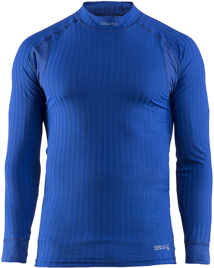 Термобелье кофта мужская Craft Active Extreme, цвет: синий. 1904495/2386. Размер S (46)1904495/2386 Термобелье кофта мужская Craft Active Extreme, цвет: синий. 1904495/2386. Размер S (46)1904495/2386Мужская кофта эргономичного кроя с отличной терморегуляцией.Тонкий, легкий и эластичный материал с помощью полых волокон удерживает теплый воздух, обеспечивая теплоизоляцию тела.Дополнительные волокна Coolmax-Air, соприкасаясь с кожей, способствуют отведению влаги и предотвращают перегрев.Вставки из сетки расположены в наиболее горячих зонах тела.Плоские швы расположены так, чтобы повторять движения тела.