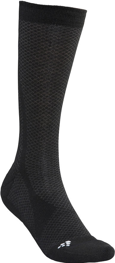 Термоноски Craft Warm, цвет: черный. 1905542/999900. Размер 46/481905542/999900 Термоноски Craft Warm, цвет: черный. 1905542/999900. Размер 46/481905542/999900Теплые носки из мериносовой шерсти с подкладками для стопы для оптимального тепла и комфорта.