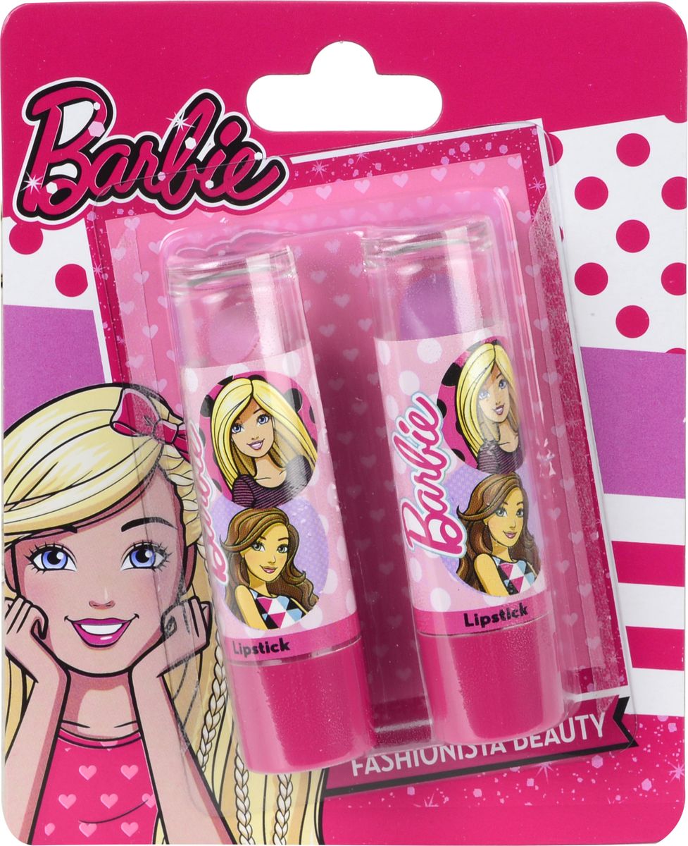 Markwins Игровой набор детской декоративной косметики Barbie 97074519707451 Markwins Игровой набор детской декоративной косметики Barbie 97074519707451Состав набора: губные помады в футлярах 2 шт.