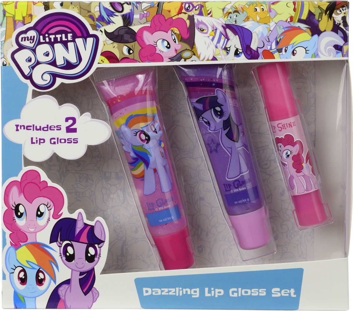 Markwins Игровой набор детской декоративной косметики My Little Pony 97110519711051 Markwins Игровой набор детской декоративной косметики My Little Pony 97110519711051Набор детских блесков My Little Pony может стать отличным подарком для юной модницы, который позволит ей почувствовать себя настоящим мастером макияжа. В состав набора входят: блески для губ в тубах 2 шт., блеск для губ в футляре 1 шт.