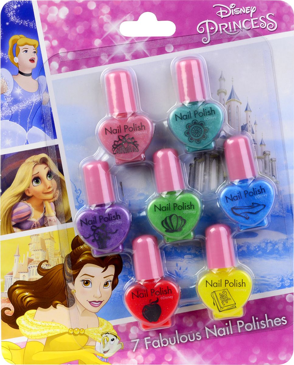 Markwins Игровой набор детской декоративной косметики Princess 97119711 Markwins Игровой набор детской декоративной косметики Princess 97119711Состав набора: лаки для ногтей на водной основе 7 шт.