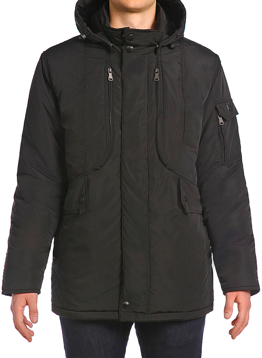 Куртка мужская Xaska, цвет: черный. 15420. Размер 48
