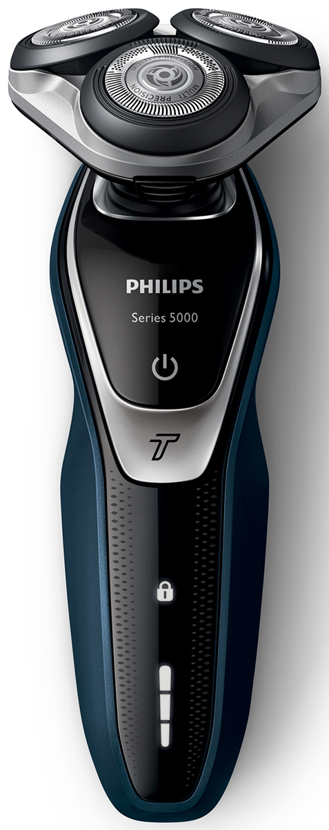 Philips S5310/06 электробритва с насадкой-триммеромS5310/06 Philips S5310/06 электробритва с насадкой-триммеромS5310/06Быстрое и гладкое бритье. На 10 % больше мощности. Бритва Philips S5310/06 серии 5000 позволяет быстрее закончить утренние сборы. При бритье лезвия приподнимают и длинные, и короткие волоски для невероятно быстрого бритья, а головки движутся в 5 направлениях для быстроты и чистоты бритья. Система лезвий MultiPrecision и моющиеся головки. Питание от сети и от аккумулятора.Головки движутся в 5 направлениях для быстрого и чистого бритьяГоловки Flex двигаются независимо друг от друга в 5 направлениях. Это гарантирует оптимальный контакт с кожей для быстрого и гладкого бритья даже на шее и подбородке. Приподнимает волоски для более чистого и комфортного бритьяСистема двойных лезвий Super Lift & Cut обеспечивает идеально чистое и гладкое бритье. Первое лезвие приподнимает волоски, а второе — аккуратно срезает их у самого основания. Съемный триммер для точного подравнивания висков и усовЧтобы завершить образ, используйте безопасный для кожи съемный компактный триммер. Он идеально подходит для моделирования усов и подравнивания висков. Трехуровневый индикатор заряда батареи и индикатор дорожной блокировкиНа интуитивно понятном дисплее отображается вся необходимая информация, что позволяет в полной мере использовать все возможности вашей бритвы: трехуровневый индикатор аккумулятора, индикатор очистки, индикатор низкого заряда аккумулятора, индикатор сменной головки, индикатор дорожной блокировки. 45 минут автономной работыЗарядка в течение одного часа обеспечивает от 45 минут работы (примерно 15 сеансов бритья). Вы также можете использовать устройство, подключив его к сети питания. Зарядка в течение 1 часаМощный энергоэффективный и долговечный литий-ионный аккумулятор обеспечивает долгое время работы бритвы после каждой зарядки. Быстрой зарядки в течение 5 минут хватает для проведения одного сеанса бритья.