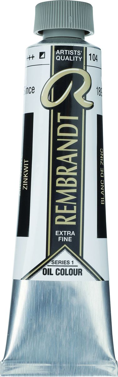 Royal Talens Краска масляная Rembrandt цвет 104 Белила цинковые 40 мл01051042 Royal Talens Краска масляная Rembrandt цвет 104 Белила цинковые 40 мл01051042Масляные краски Rembrandt – это профессиональные краски исключительно высокого качества и традиций производства с 1899 г. Благодаря высокой концентрации натурального пигмента достигается чистота, насыщенность и глубина цвета. Широкая цветовая палитра и отличный баланс укрывистых и прозрачных оттенков позволят воплотить любые замыслы художника. Работы, написанные масляными красками Rembrandt, на долгие годы сохранят свое великолепие, а цвета не потускнеют и не потеряют интенсивности.Уровень Artist. Основные характеристики:Оптимальная интенсивность цвета с высокой концентрацией пигмента (не содержит наполнителей)Максимальная светостойкость (гарантия сохранения цвета у большинства оттенков – 100 лет)Единая степень вязкостиПалитра из 120 цветов