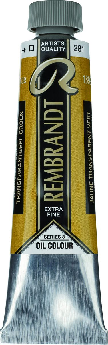 Royal Talens Краска масляная Rembrandt цвет 281 Желто-зеленый прозрачный 40 мл01052812 Royal Talens Краска масляная Rembrandt цвет 281 Желто-зеленый прозрачный 40 мл01052812Масляные краски Rembrandt – это профессиональные краски исключительно высокого качества и традиций производства с 1899 г. Благодаря высокой концентрации натурального пигмента достигается чистота, насыщенность и глубина цвета. Широкая цветовая палитра и отличный баланс укрывистых и прозрачных оттенков позволят воплотить любые замыслы художника. Работы, написанные масляными красками Rembrandt, на долгие годы сохранят свое великолепие, а цвета не потускнеют и не потеряют интенсивности.Уровень Artist. Основные характеристики:Оптимальная интенсивность цвета с высокой концентрацией пигмента (не содержит наполнителей)Максимальная светостойкость (гарантия сохранения цвета у большинства оттенков – 100 лет)Единая степень вязкостиПалитра из 120 цветов