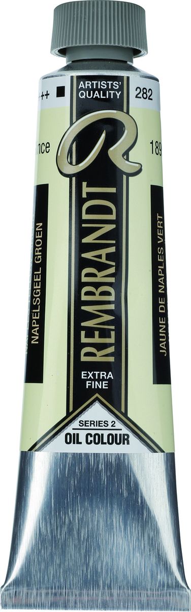 Royal Talens Краска масляная Rembrandt цвет 282 Желто-зеленый неаполитанский 40 мл01052822 Royal Talens Краска масляная Rembrandt цвет 282 Желто-зеленый неаполитанский 40 мл01052822Масляные краски Rembrandt – это профессиональные краски исключительно высокого качества и традиций производства с 1899 г. Благодаря высокой концентрации натурального пигмента достигается чистота, насыщенность и глубина цвета. Широкая цветовая палитра и отличный баланс укрывистых и прозрачных оттенков позволят воплотить любые замыслы художника. Работы, написанные масляными красками Rembrandt, на долгие годы сохранят свое великолепие, а цвета не потускнеют и не потеряют интенсивности.Уровень Artist. Основные характеристики:Оптимальная интенсивность цвета с высокой концентрацией пигмента (не содержит наполнителей)Максимальная светостойкость (гарантия сохранения цвета у большинства оттенков – 100 лет)Единая степень вязкостиПалитра из 120 цветов