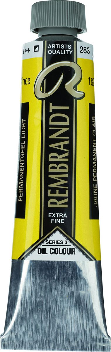Royal Talens Краска масляная Rembrandt цвет 283 Желтый светлый устойчивый 40 мл01052832 Royal Talens Краска масляная Rembrandt цвет 283 Желтый светлый устойчивый 40 мл01052832Масляные краски Rembrandt – это профессиональные краски исключительно высокого качества и традиций производства с 1899 г. Благодаря высокой концентрации натурального пигмента достигается чистота, насыщенность и глубина цвета. Широкая цветовая палитра и отличный баланс укрывистых и прозрачных оттенков позволят воплотить любые замыслы художника. Работы, написанные масляными красками Rembrandt, на долгие годы сохранят свое великолепие, а цвета не потускнеют и не потеряют интенсивности.Уровень Artist. Основные характеристики:Оптимальная интенсивность цвета с высокой концентрацией пигмента (не содержит наполнителей)Максимальная светостойкость (гарантия сохранения цвета у большинства оттенков – 100 лет)Единая степень вязкостиПалитра из 120 цветов