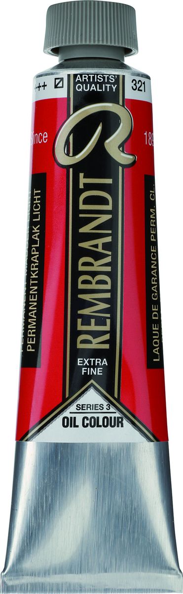 Royal Talens Краска масляная Rembrandt цвет 321 Краплак светлый устойчивый 40 мл01053212 Royal Talens Краска масляная Rembrandt цвет 321 Краплак светлый устойчивый 40 мл01053212Масляные краски Rembrandt – это профессиональные краски исключительно высокого качества и традиций производства с 1899 г. Благодаря высокой концентрации натурального пигмента достигается чистота, насыщенность и глубина цвета. Широкая цветовая палитра и отличный баланс укрывистых и прозрачных оттенков позволят воплотить любые замыслы художника. Работы, написанные масляными красками Rembrandt, на долгие годы сохранят свое великолепие, а цвета не потускнеют и не потеряют интенсивности.Уровень Artist. Основные характеристики:Оптимальная интенсивность цвета с высокой концентрацией пигмента (не содержит наполнителей)Максимальная светостойкость (гарантия сохранения цвета у большинства оттенков – 100 лет)Единая степень вязкостиПалитра из 120 цветов