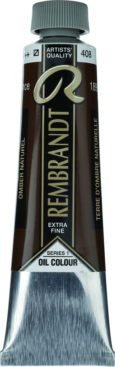 Royal Talens Краска масляная Rembrandt цвет 408 Умбра натуральная 40 мл01054082 Royal Talens Краска масляная Rembrandt цвет 408 Умбра натуральная 40 мл01054082Масляные краски Rembrandt – это профессиональные краски исключительно высокого качества и традиций производства с 1899 г. Благодаря высокой концентрации натурального пигмента достигается чистота, насыщенность и глубина цвета. Широкая цветовая палитра и отличный баланс укрывистых и прозрачных оттенков позволят воплотить любые замыслы художника. Работы, написанные масляными красками Rembrandt, на долгие годы сохранят свое великолепие, а цвета не потускнеют и не потеряют интенсивности.Уровень Artist. Основные характеристики:Оптимальная интенсивность цвета с высокой концентрацией пигмента (не содержит наполнителей)Максимальная светостойкость (гарантия сохранения цвета у большинства оттенков – 100 лет)Единая степень вязкостиПалитра из 120 цветов