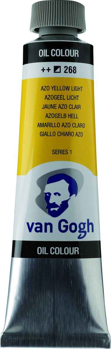 Royal Talens Краска масляная Van Gogh цвет 268 Желтый светлый АЗО 40 мл02052683 Royal Talens Краска масляная Van Gogh цвет 268 Желтый светлый АЗО 40 мл02052683Масляные краски Van Gogh – это современная линейка ярких и насыщенных оттенков с высоким содержанием пигмента. Все краски обладают одинаковой степенью плотности, прекрасно смешиваются между собой, с ними легко работать. Цветовой диапазон включает как укрывистые так и прозрачные краски, что позволяет создать эффект глубины картины. Основные характеристики:Высокое содержание пигментовСветостойкие (гарантия сохранения цвета у большинства оттенков - 100 лет)Яркие, интенсивные оттенкиРавномерная степень блеска и плотности цветов Палитра из 66 цветов