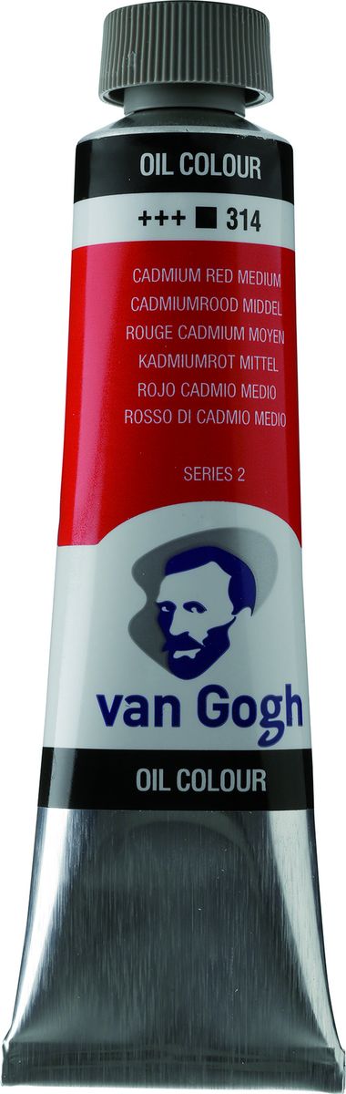Royal Talens Краска масляная Van Gogh цвет 314 Кадмий красный светлый 40 мл02053143 Royal Talens Краска масляная Van Gogh цвет 314 Кадмий красный светлый 40 мл02053143Масляные краски Van Gogh – это современная линейка ярких и насыщенных оттенков с высоким содержанием пигмента. Все краски обладают одинаковой степенью плотности, прекрасно смешиваются между собой, с ними легко работать. Цветовой диапазон включает как укрывистые так и прозрачные краски, что позволяет создать эффект глубины картины. Основные характеристики:Высокое содержание пигментовСветостойкие (гарантия сохранения цвета у большинства оттенков - 100 лет)Яркие, интенсивные оттенкиРавномерная степень блеска и плотности цветов Палитра из 66 цветов