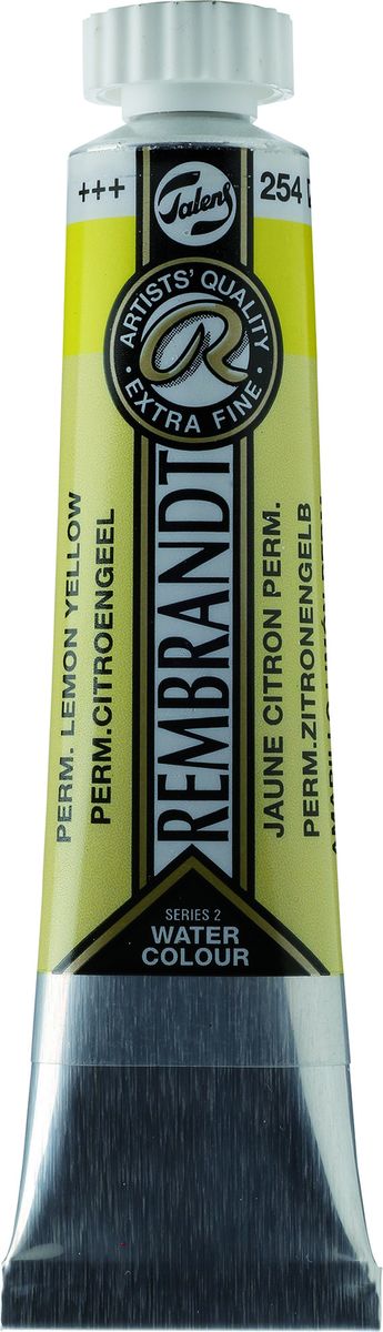 Royal Talens Акварель Rembrandt цвет 254 Желтый лимонный устойчивый 20 мл05042540 Royal Talens Акварель Rembrandt цвет 254 Желтый лимонный устойчивый 20 мл05042540Акварельные краски Rembrandt – это профессиональная акварель, обладающая всеми качествами, которые необходимы современным художникам. Каждый цвет состоит лишь из одного сконцентрированного пигмента и гуммиарабика (аравийской камеди), созданного по уникальной технологии. Краски отличаются высокой степенью светостойкости, прозрачности, обеспечивают отличную цветопередачу. Акварель Rembrandt хорошо ложится на бумагу, позволяя художнику контролировать расход краски с любой сложной фактурой.Уровень Artist.