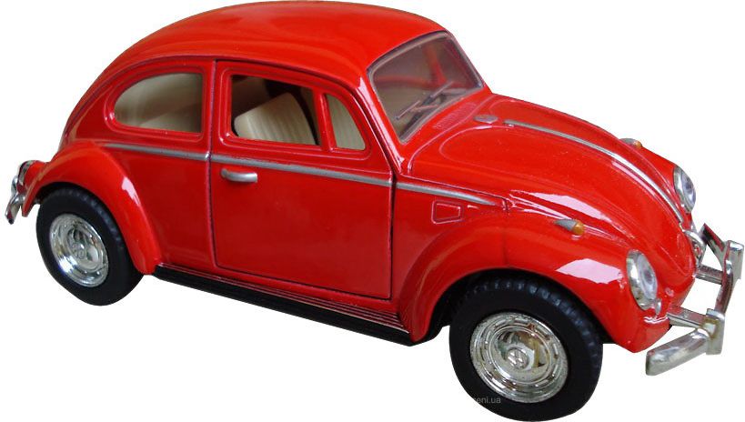 Kinsmart Модель автомобиля Volkswagen Classical Beetle цвет красный