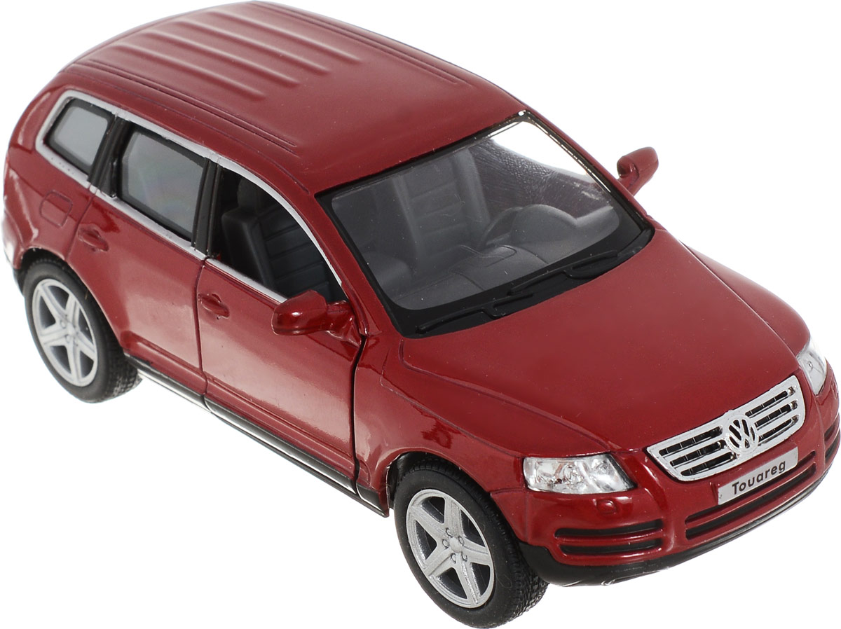 Kinsmart Модель автомобиля 2003 Volkswagen Touareg цвет красный