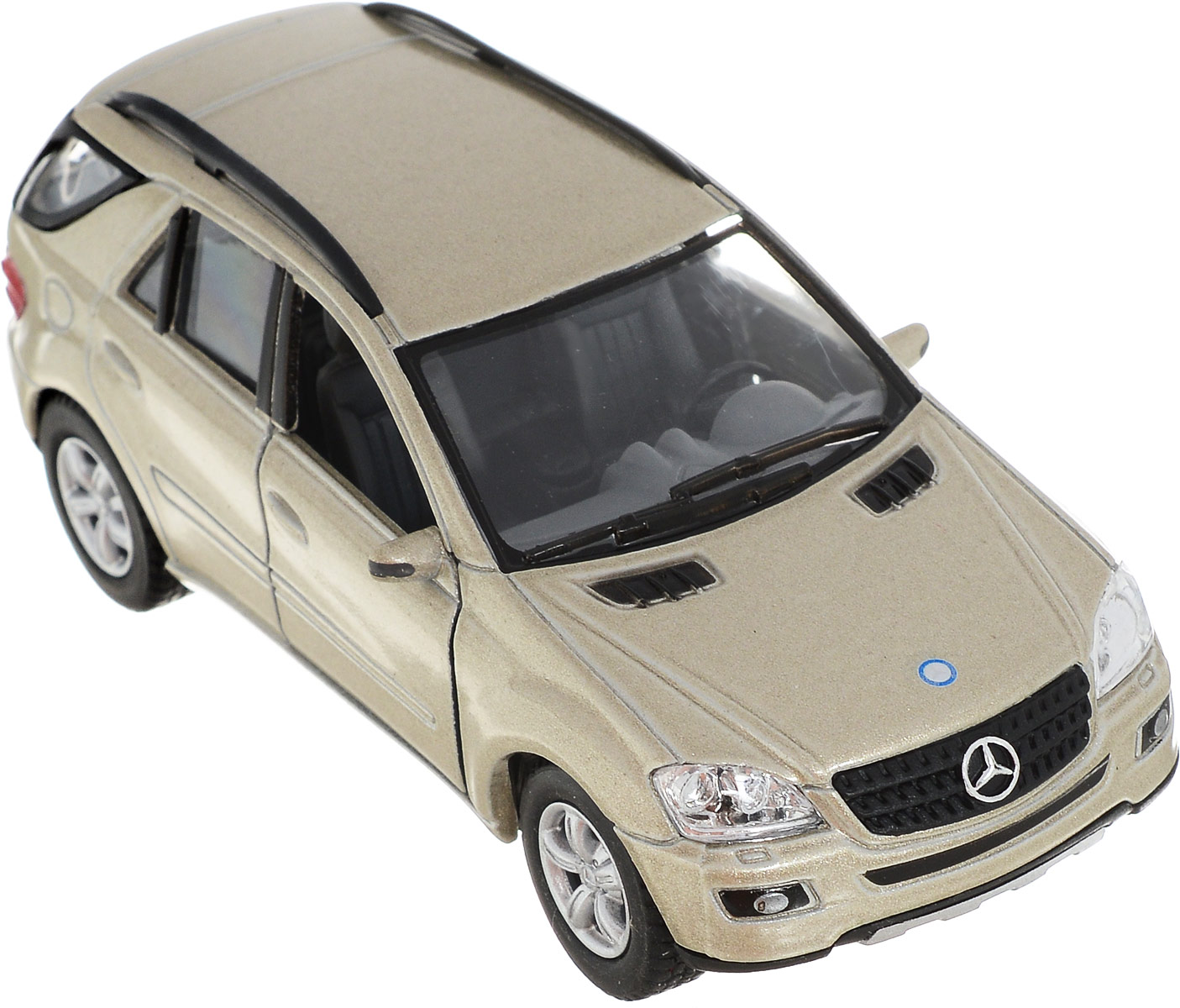 Kinsmart Модель автомобиля Mercedes-Benz ML-Class цвет золотистый