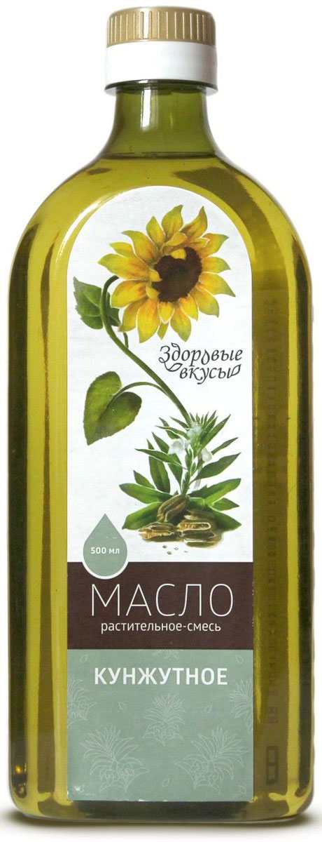 Здоровые вкусы масло растительное смесь кунжутное, 500 мл4680018521375 Здоровые вкусы масло растительное смесь кунжутное, 500 мл4680018521375Кунжутное масло обладает высокой точкой дымления (230°C) и в сочетании с подсолнечным рафинированным маслом может использоваться для тушения, жарки и запекания различных блюд, придавая им при этом изысканный вкус и аромат.