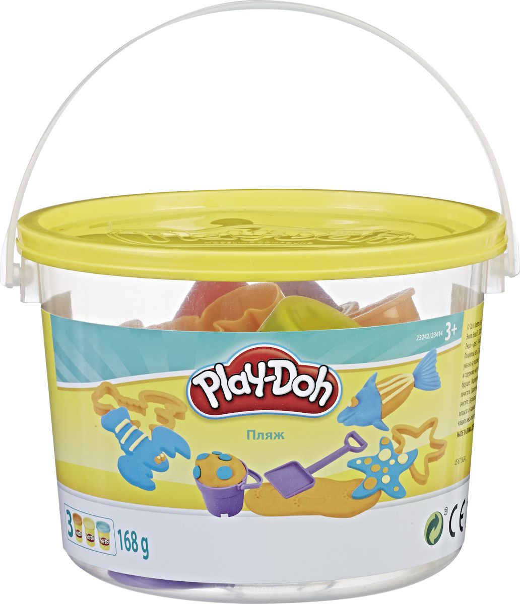 Play-Doh Набор для лепки Ведерочко Пляж