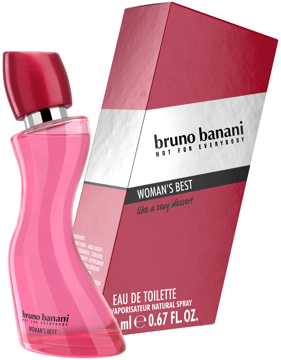 Bruno Banani Womans Best Туалетная вода 20 мл8005610255835 Bruno Banani Womans Best Туалетная вода 20 мл8005610255835Композиция Woman’s Best насквозь пронизана соблазнительностью. Сладкие пленительные компоненты объединены в изысканном аромате, который, словно аппетитный десерт, всем придется по вкусу. Фруктово-цитрусовые ноты розового грейпфрута и сочного апельсина дарят прохладу и свежесть. Сердечные ноты грушевого сорбета придают композиции чувственность и притягательность, а роза в шлейфе привносят нежность и женственность. Ни одна женщина не устоит перед панна-коттой – итальянским десертом, сочетающим в себе сливки, сахар, ваниль и лесные ягоды. Если прибавить к ней теплые ноты сандала – получится новый обольстительный аромат Woman’s Best от Bruno Banani.