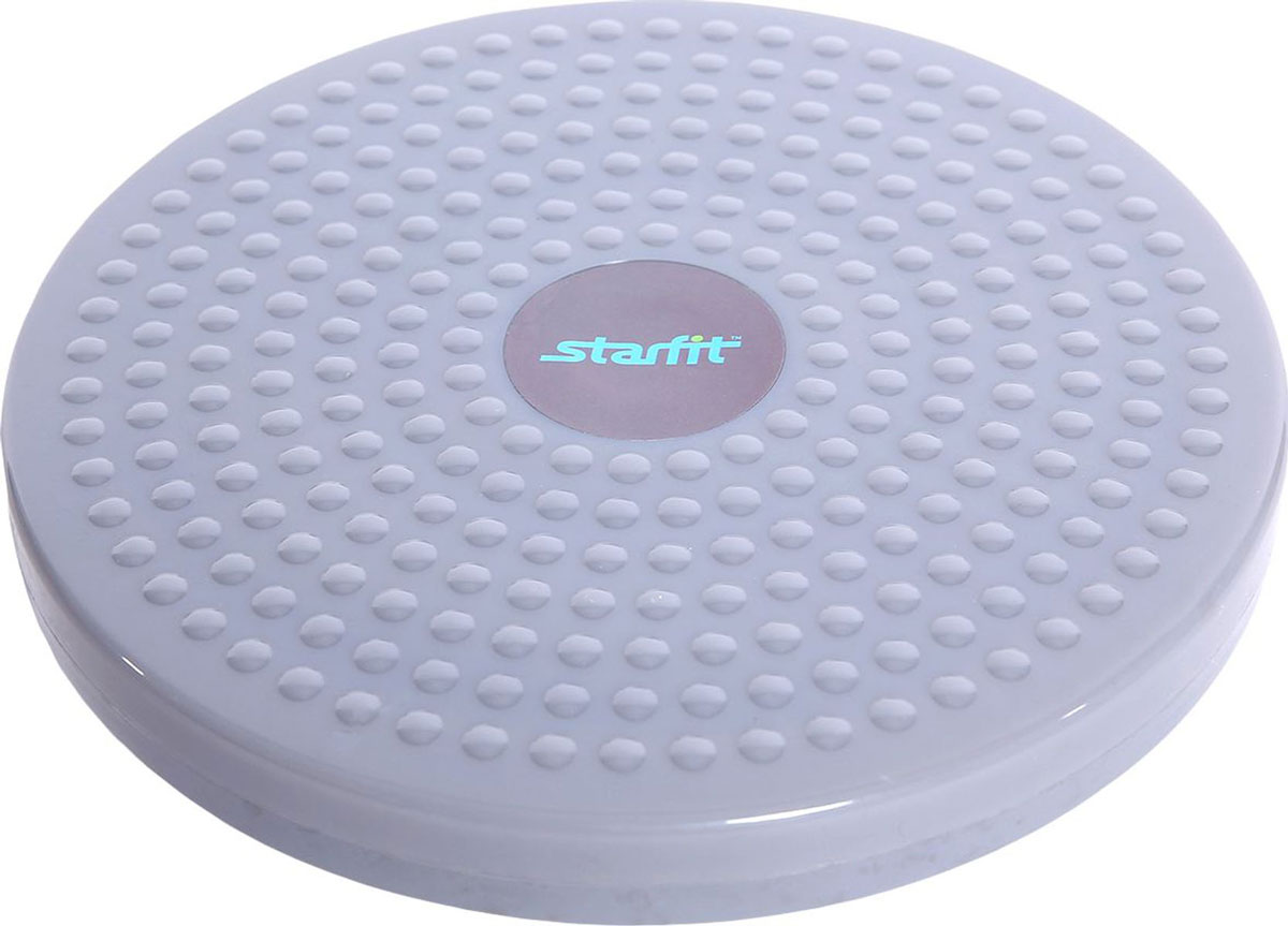 Диск здоровья Starfit FA-204УТ-00008885 Диск здоровья Starfit FA-204УТ-00008885Диск здоровья Starfit FA-204, массажный - это тренажер для талии - один из самых простых и доступных тренажеров. На нем можно заниматься людям всех возрастов и комплекции. Нагрузка на нем определяется самостоятельно. Эффективно его использовать перед занятиями с обручем, диск разогревает мышцы. Можно использовать его и как самостоятельный тренажер. Характеристики: Материал: пластикДиаметр: 24 см. Высота диска: 3 см.Максимальный вес пользователя: 100 кг.