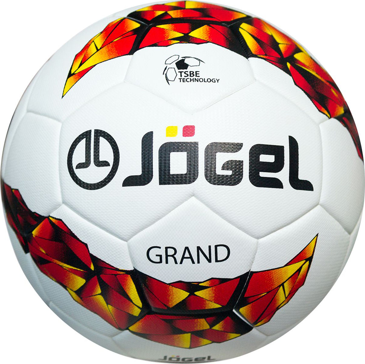 Мяч футбольный Jogel Grand, цвет: белый. Размер 5. JS-1000УТ-00009338 Мяч футбольный Jogel Grand, цвет: белый. Размер 5. JS-1000УТ-00009338Название: Мяч футбольный Jgel JS-1000 Grand №5Категория: Профессиональный мячКоллекция: 2016/2017Описание: Jogel JS-1000 Grand профессиональный футбольный мяч, сделанный по бесшовной технологии термосклеивания (термосшивка). Благодаря этому мяч обладает идеально круглой формой, герметичен и не пропускает влагу во внутрь, а давление в мяче распределяется равномерно. Поверхность мяча выполнена из высококачественной синтетической кожи (полиуретан) толщиной 3.0 мм и обладает текстурной поверхностью, улучшающий контроль мяча при любых погодных условиях. Мяч оснащен бутиловой камерой, армированной синтетической нитью, благодаря чему обеспечивается отличный баланс и долгое сохранение воздуха в камере. Данный мяч поставляется с завода-изготовителя в приспущенном состоянии для безопасной транспортировки и хранения. Рекомендован для тренировок и соревнований команд высокого уровня.Уникальной особенностью, характерной для бренда Jogel, является традиционная конструкция мячей из 30 панелей. Привлекательный дизайн Коллекции 2016/2017 ярко выделяет мячи Jogel на витрине. Данный мяч подходит для поставок на гос. тендеры. Официальный размер и вес FIFA.Рекомендованные покрытия: натуральный газон, синтетическая трава Материал поверхности: Синтетическая кожа (полиуретан) толщиной 3.0 ммМатериал камеры: БутилТип соединения панелей: Термосклеивание (термосшивка)Количество панелей: 30Размер: 5Вес: 410-450 гр.Длина окружности: 68-70 смРекомендованное давление: 0.6-0.8 барОсновной цвет: Белый Дополнительный цвет: красный, желтый, черныйКоличество в коробке: 18 шт.Бренд: JogelСтрана бренда: ГерманияПроизводство: КНР