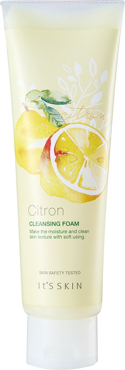 Its Skin Очищающая пенка с экстрактом Citron, 150 мл6018000964 Its Skin Очищающая пенка с экстрактом Citron, 150 мл6018000964Очищающая пенка для лица содержит экстракт цитрона и органические кислоты. Мягкая пена тщательно очищает кожу от загрязнений. Отшелушивает мертвые клетки, делает кожу сияющей и светлой. Сужает поры, оказывает тонизирующее действие.